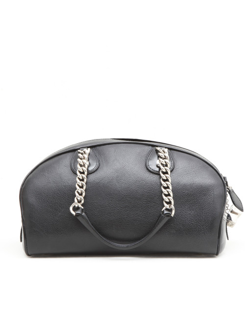 Sac DIOR cuir grainé noir
