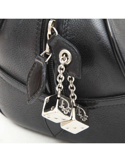 Sac DIOR cuir grainé noir