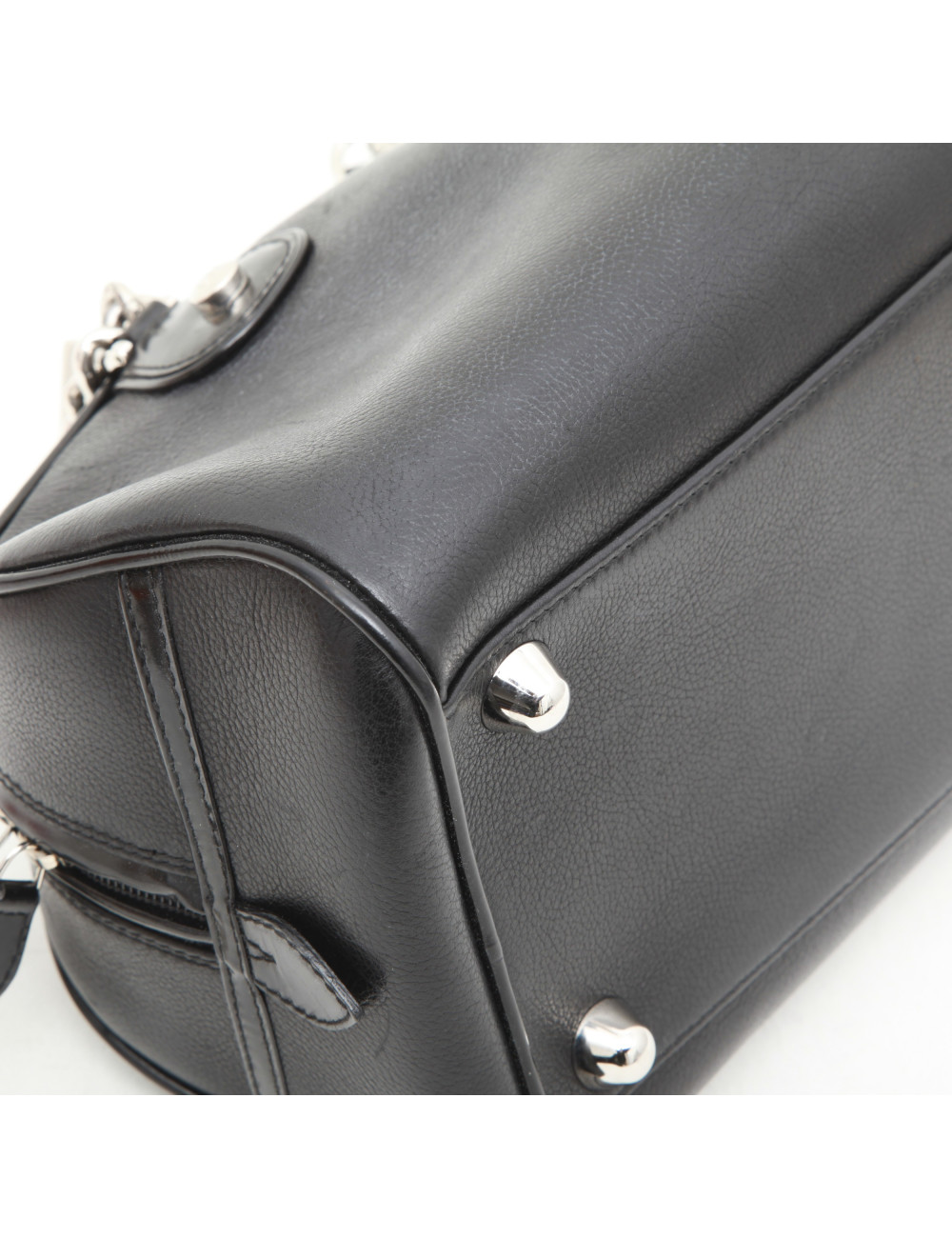 Sac DIOR cuir grainé noir