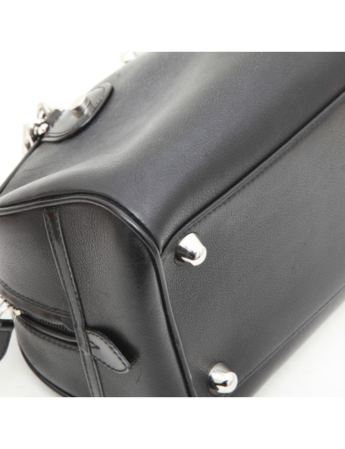 Sac DIOR cuir grainé noir