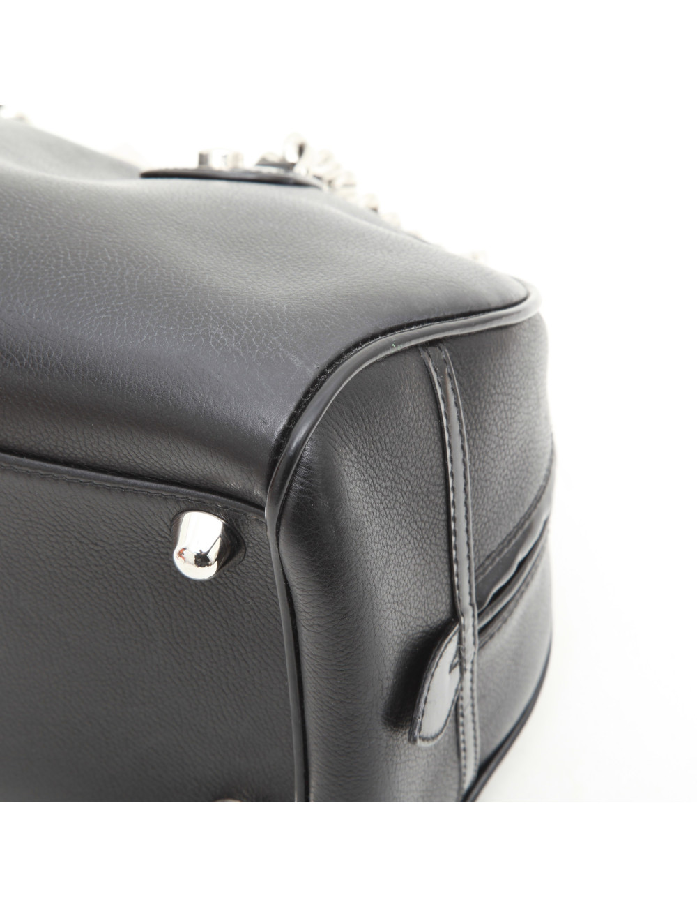 Sac DIOR cuir grainé noir