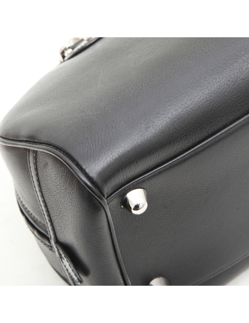 Sac DIOR cuir grainé noir