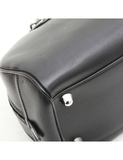 Sac DIOR cuir grainé noir