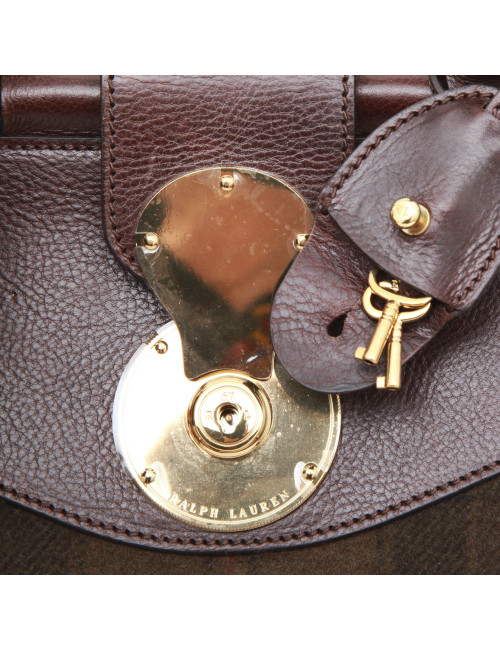 Sac  RALPH LAUREN tissu tartan