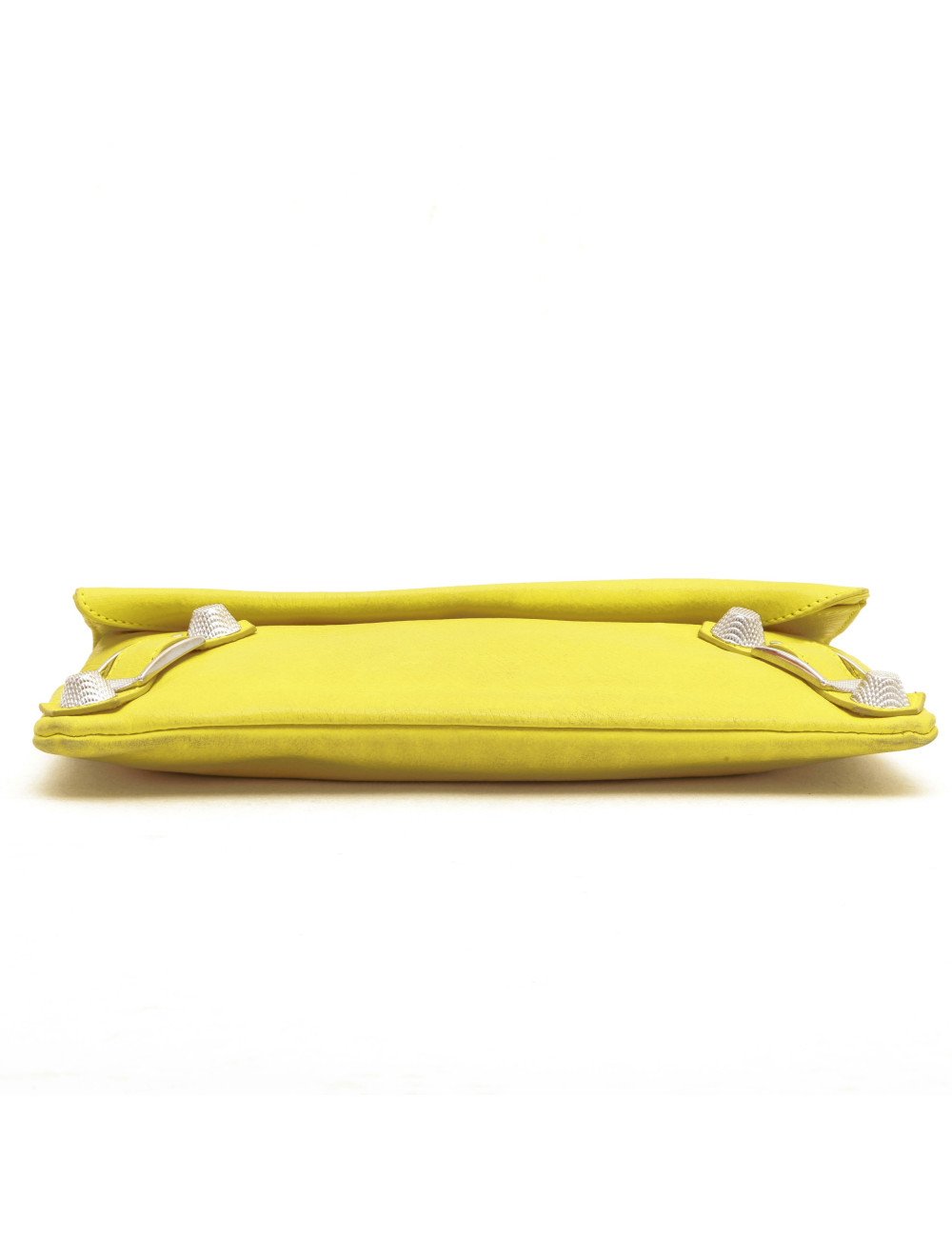  BALENCIAGA clutch 'Giant Envelope' in yellow leather