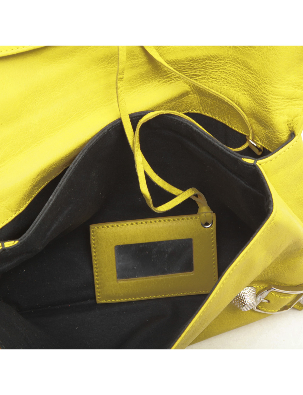  BALENCIAGA clutch 'Giant Envelope' in yellow leather