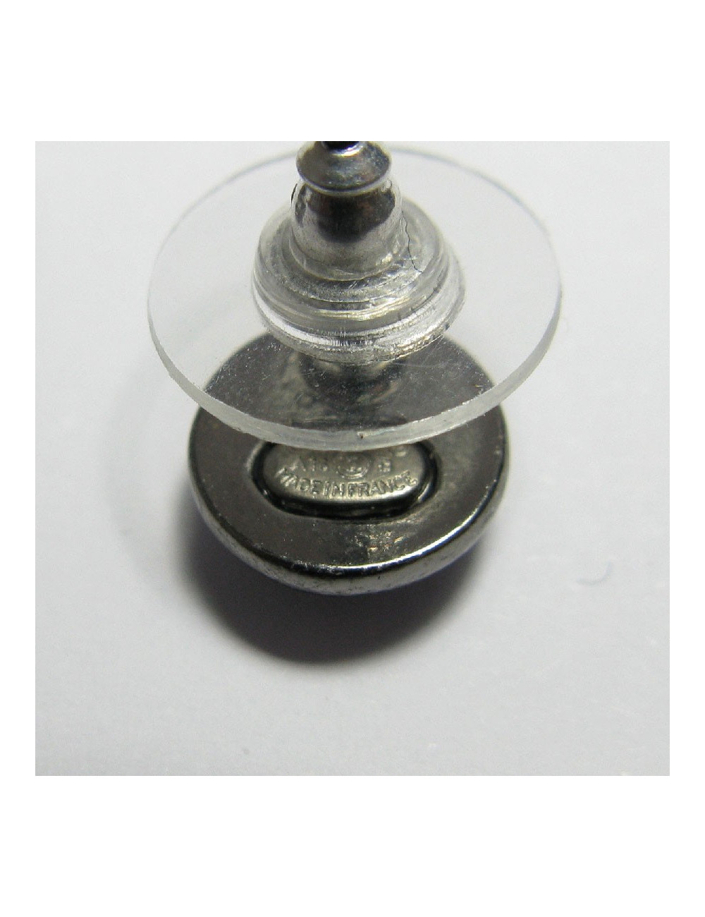 Bo Chanel rondes ruthéniumstrass rose