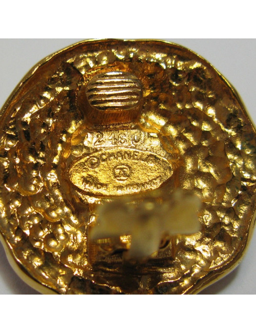 Boucles d'oreille CHANEL clips Vintage