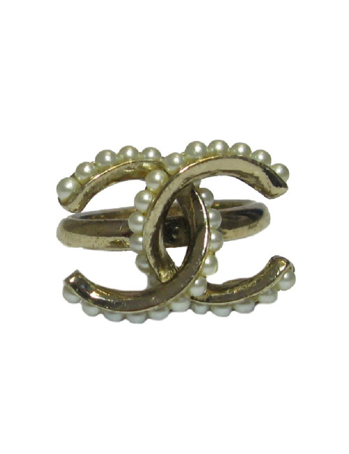 Bague CHANEL perles nacrées