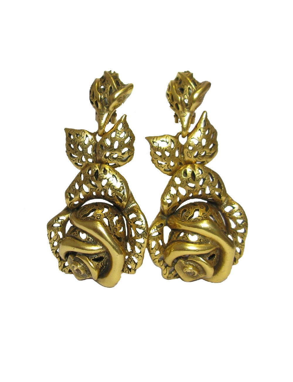 Boucle d'oreille OSCAR DE LA RENTA pendantes