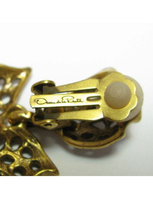 Boucle d'oreille OSCAR DE LA RENTA pendantes
