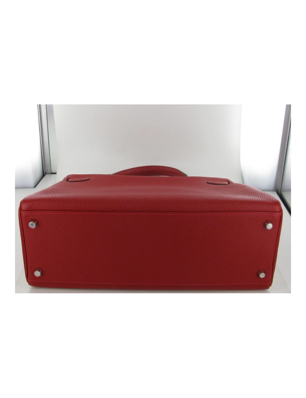 KELLY 35 HERMES taurillon clemence rouge casaque