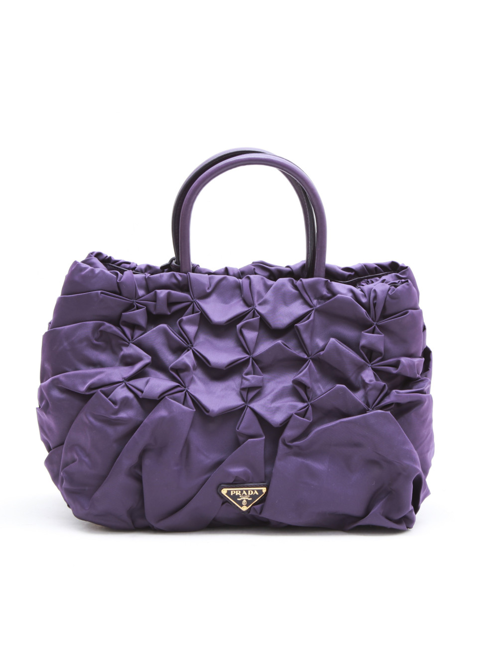 Sac PRADA en satin violet