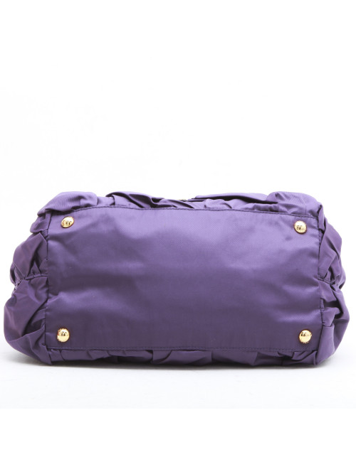 Sac PRADA en satin violet