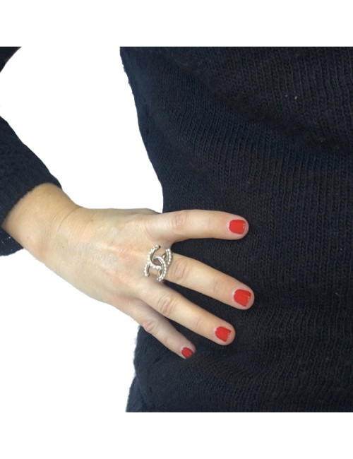 Bague CHANEL perles nacrées
