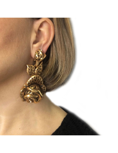 Boucle d'oreille OSCAR DE LA RENTA pendantes