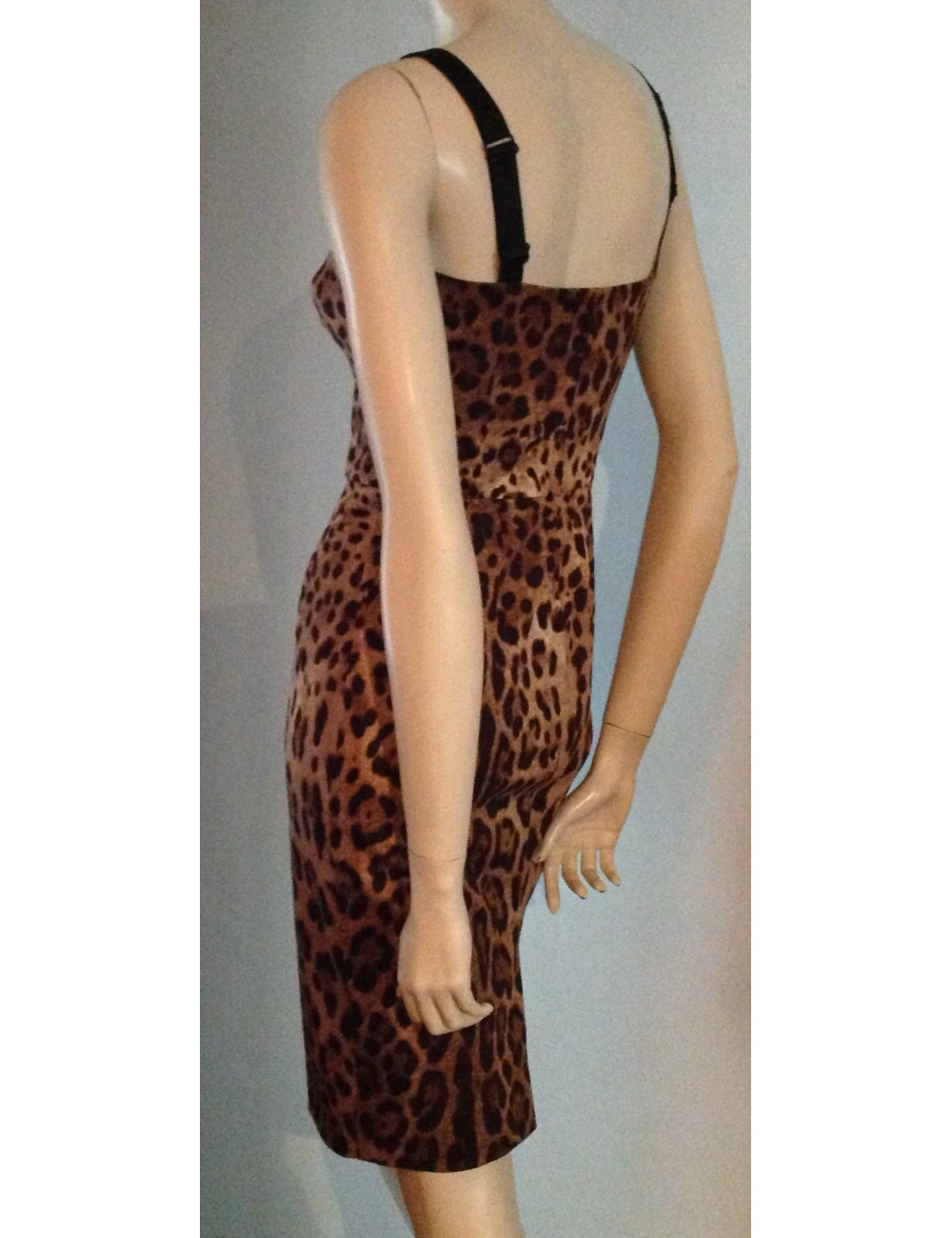 Robe T40 Dolce Gabbana motifs panthère