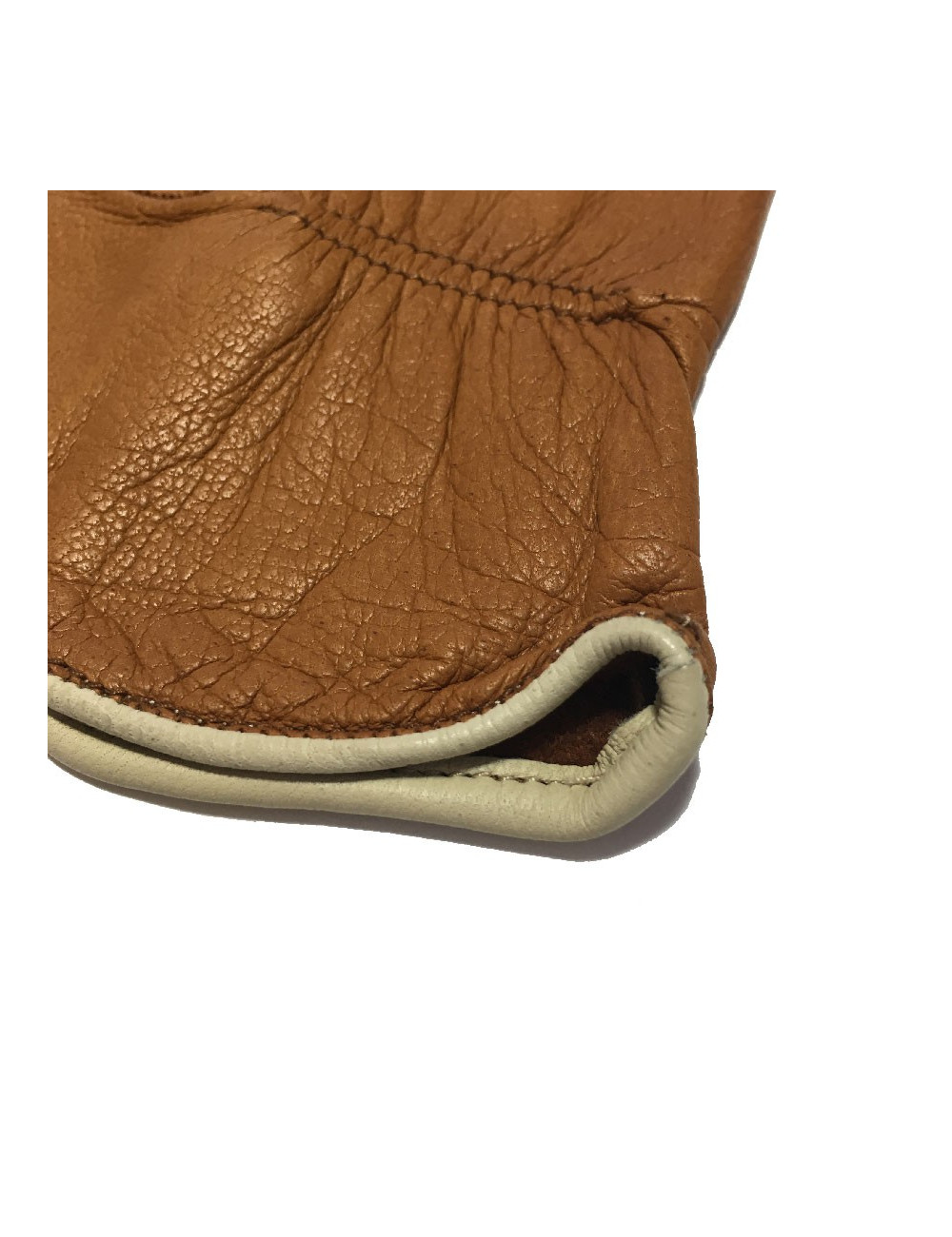 HERMÈS gloves in caramel leather size 7,5