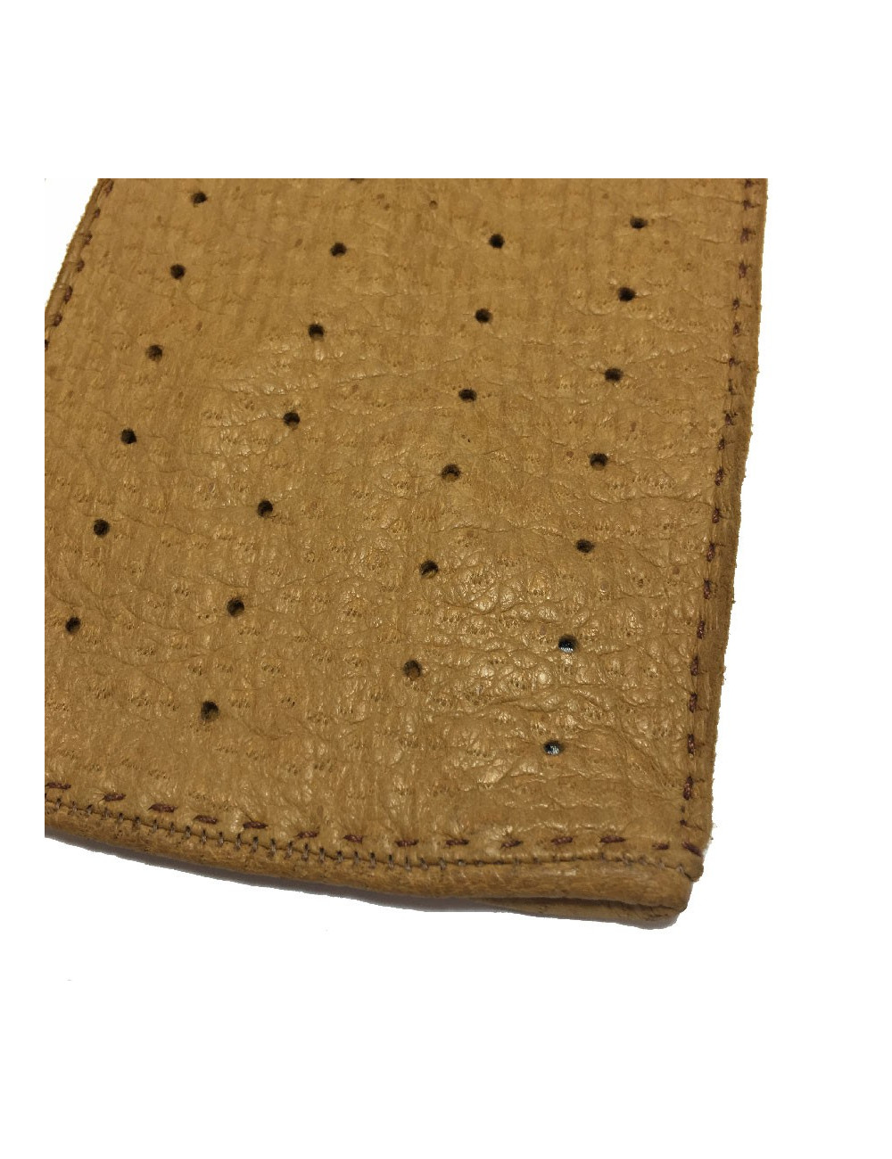 CHRISTIAN DIOR gloves in dark beige peccary leather size 8EU