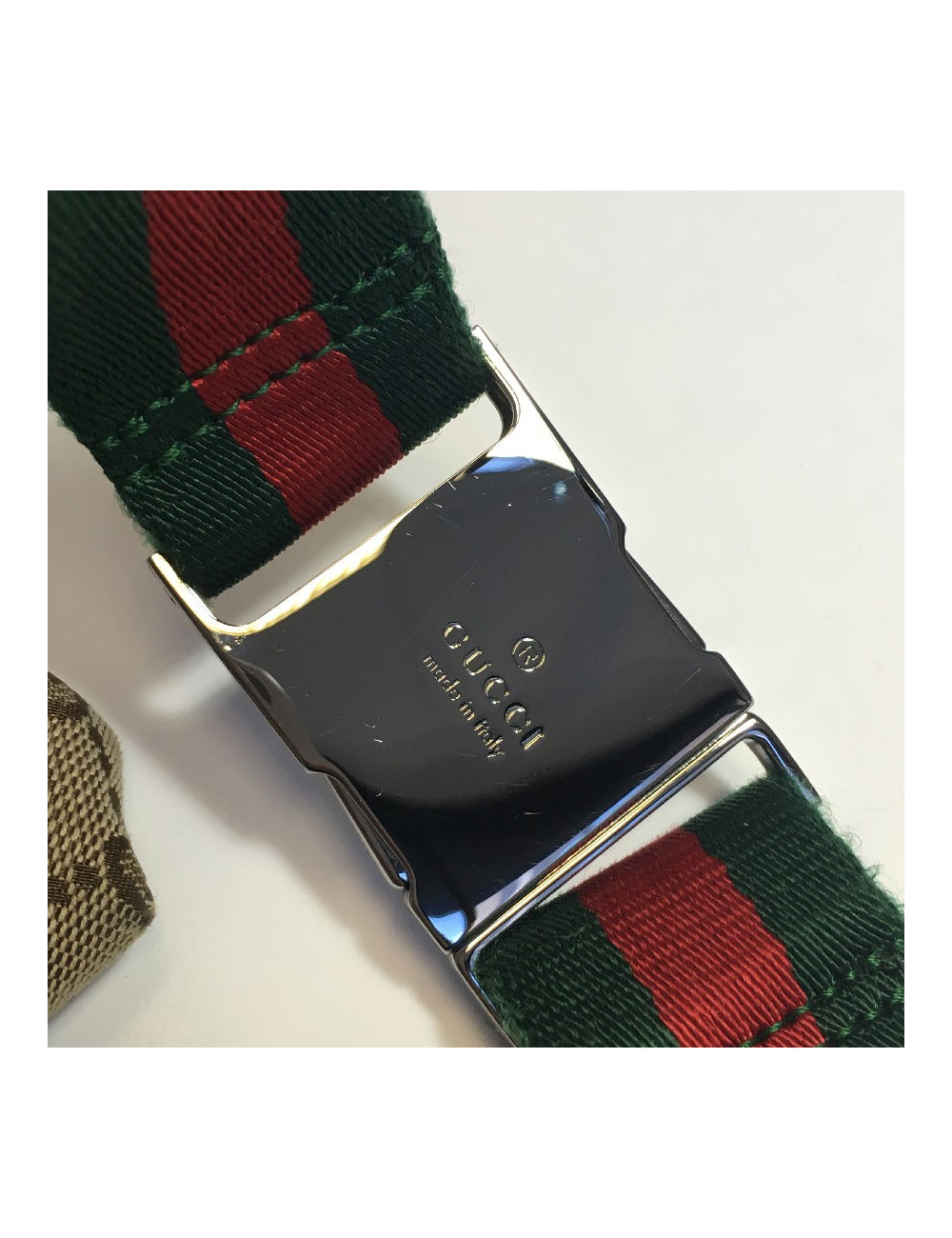 Ceinture banane GUCCI Tissu et cuir