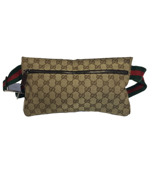 Ceinture banane GUCCI Tissu et cuir