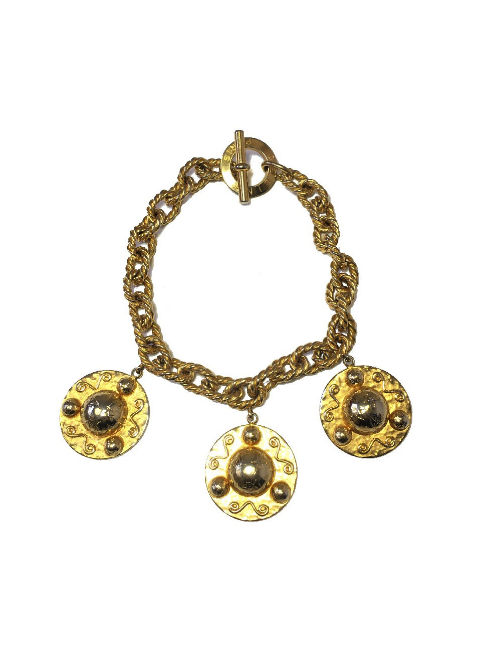 Collier CELINE vintage doré