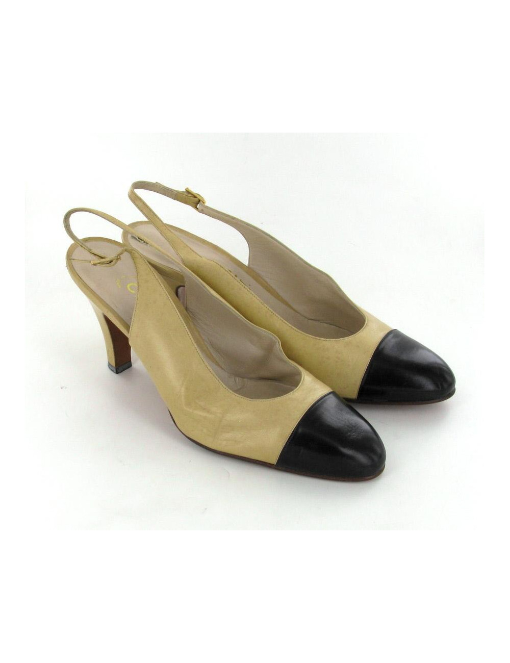 Escarpins CHANEL bicolore T39