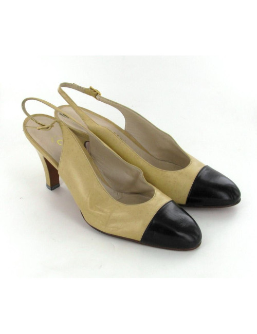 Escarpins CHANEL bicolore T39