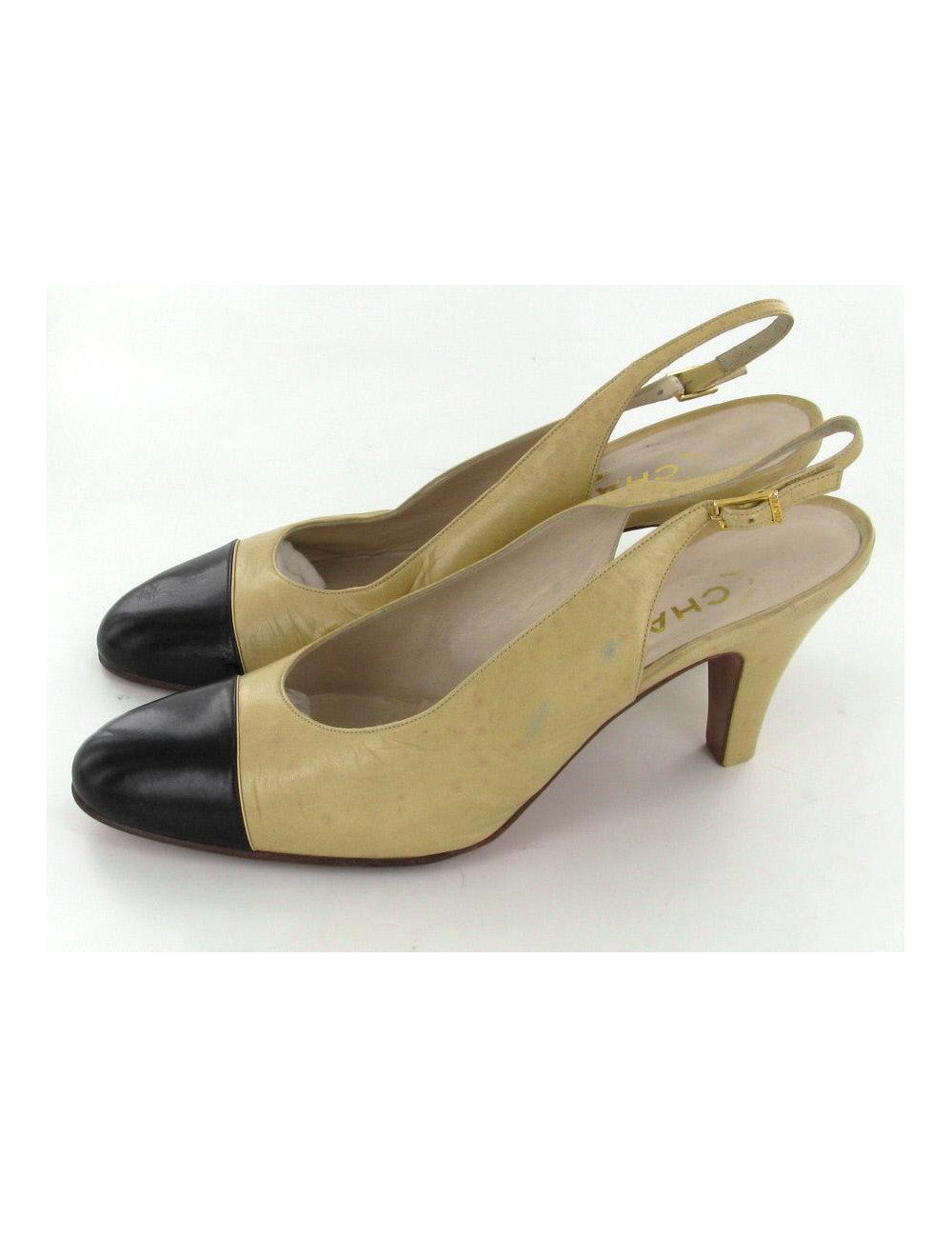 Escarpins CHANEL bicolore T39