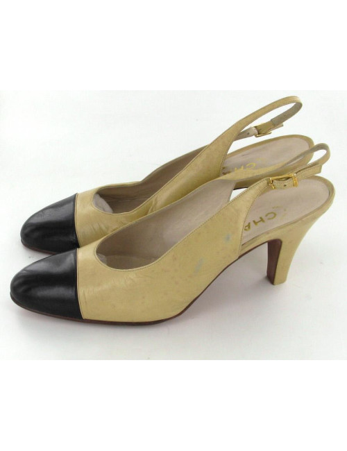 Escarpins CHANEL bicolore T39