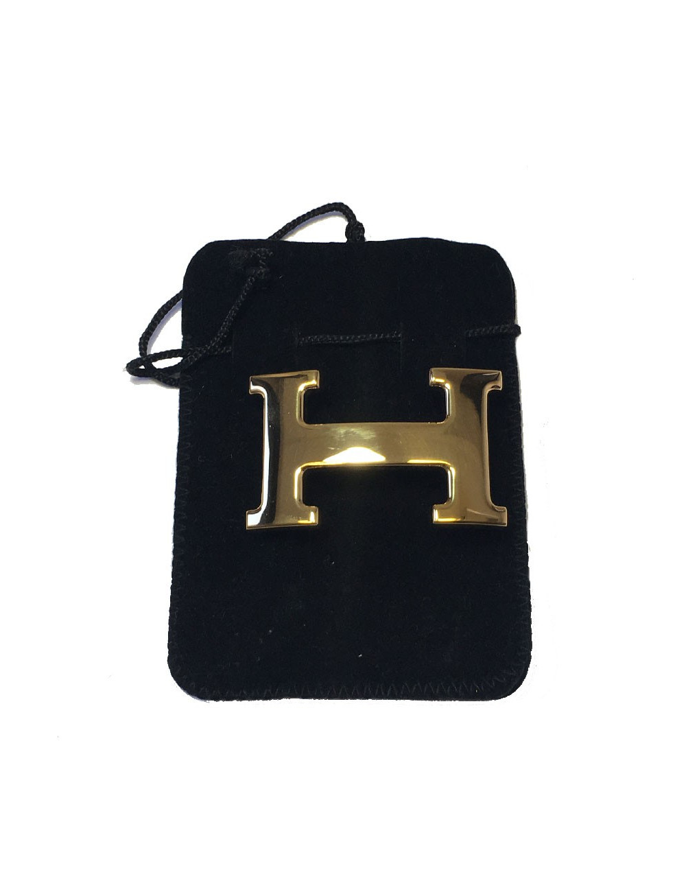 Boucle H HERMÈS dorée 32mm