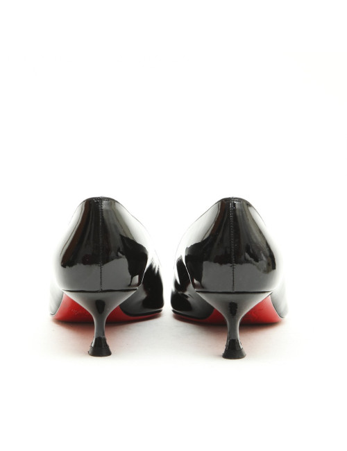 Escarpins CHRISTIAN LOUBOUTIN T40.5 vernis noir