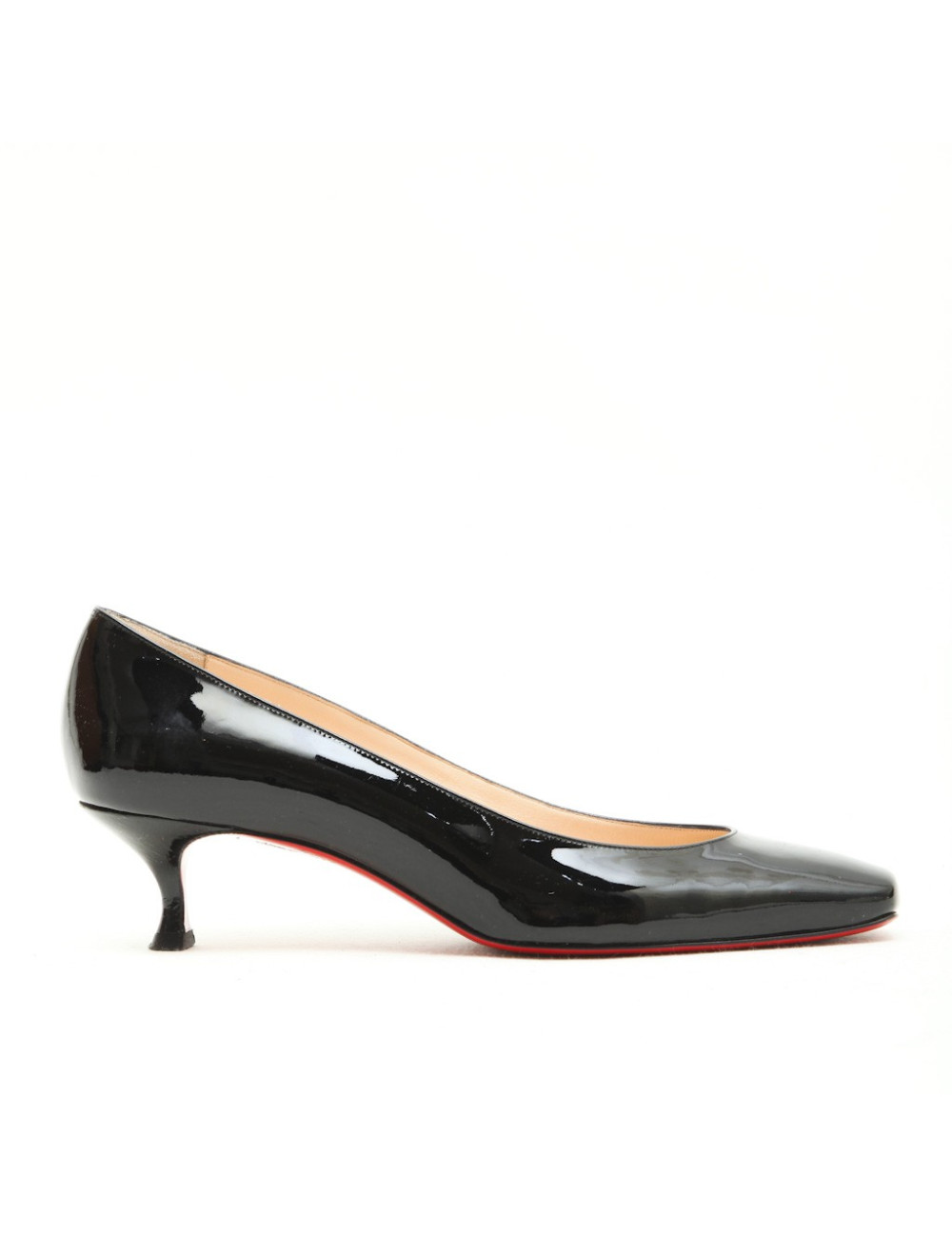 Escarpins CHRISTIAN LOUBOUTIN T40.5 vernis noir