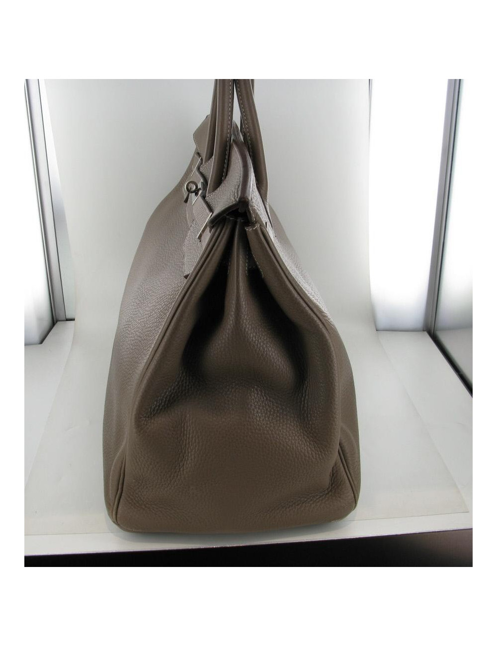 BIRKIN 40 HERMES étoupe taurillon clémence