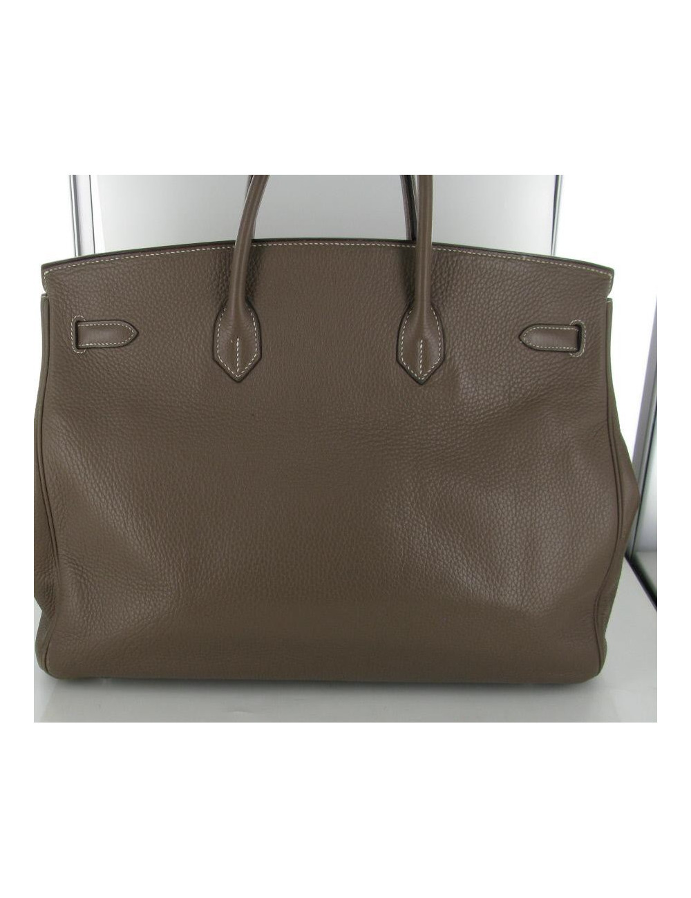 BIRKIN 40 HERMES étoupe taurillon clémence