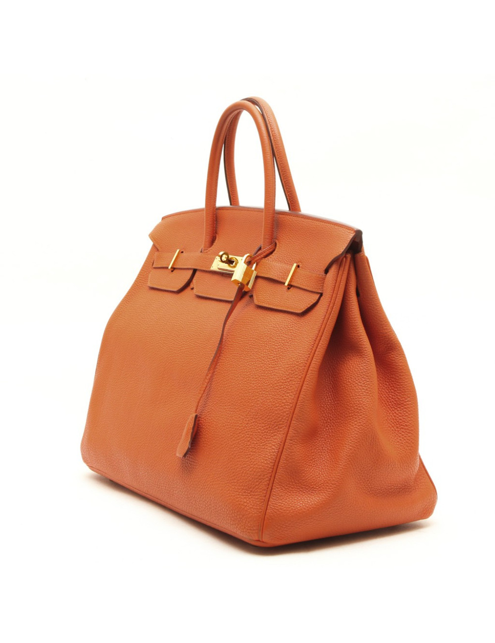 Birkin 40 HERMES  cuir togo orange