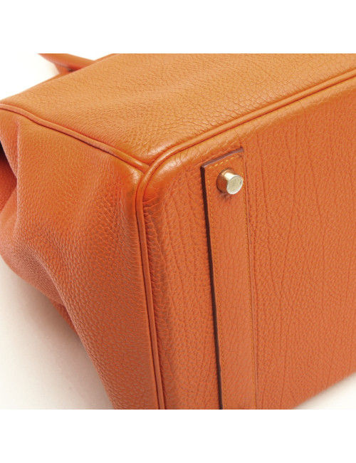 Birkin 40 HERMES  cuir togo orange