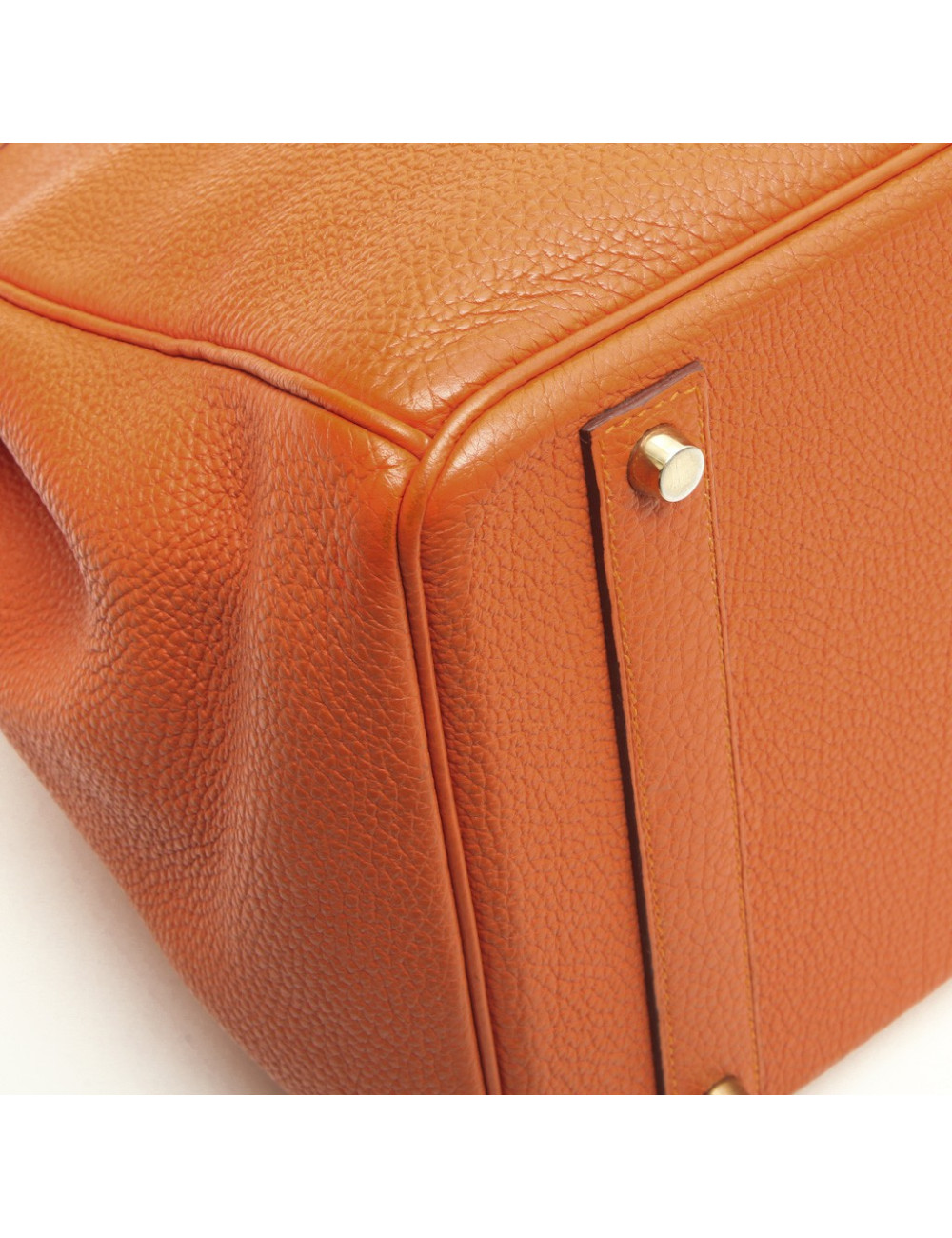 Birkin 40 HERMES  cuir togo orange