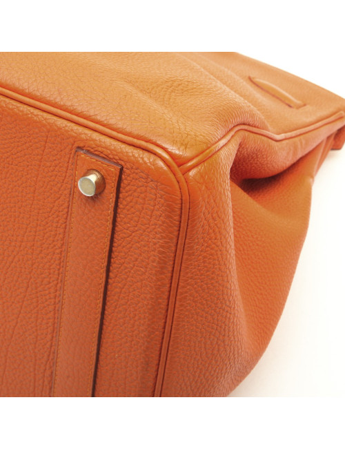 Birkin 40 HERMES  cuir togo orange