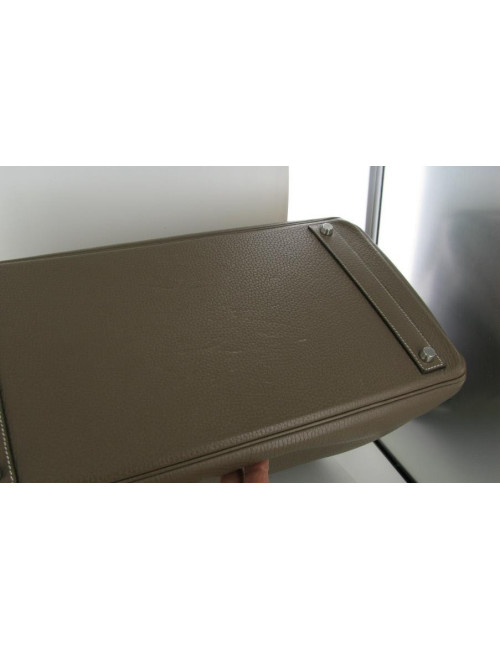 BIRKIN 40 HERMES étoupe taurillon clémence