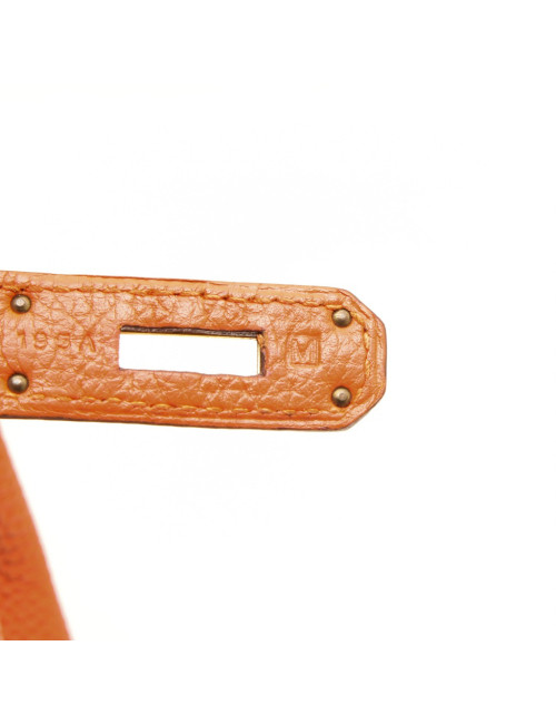 Birkin 40 HERMES  cuir togo orange