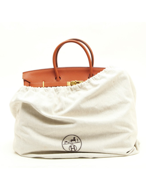 Birkin 40 HERMES  cuir togo orange