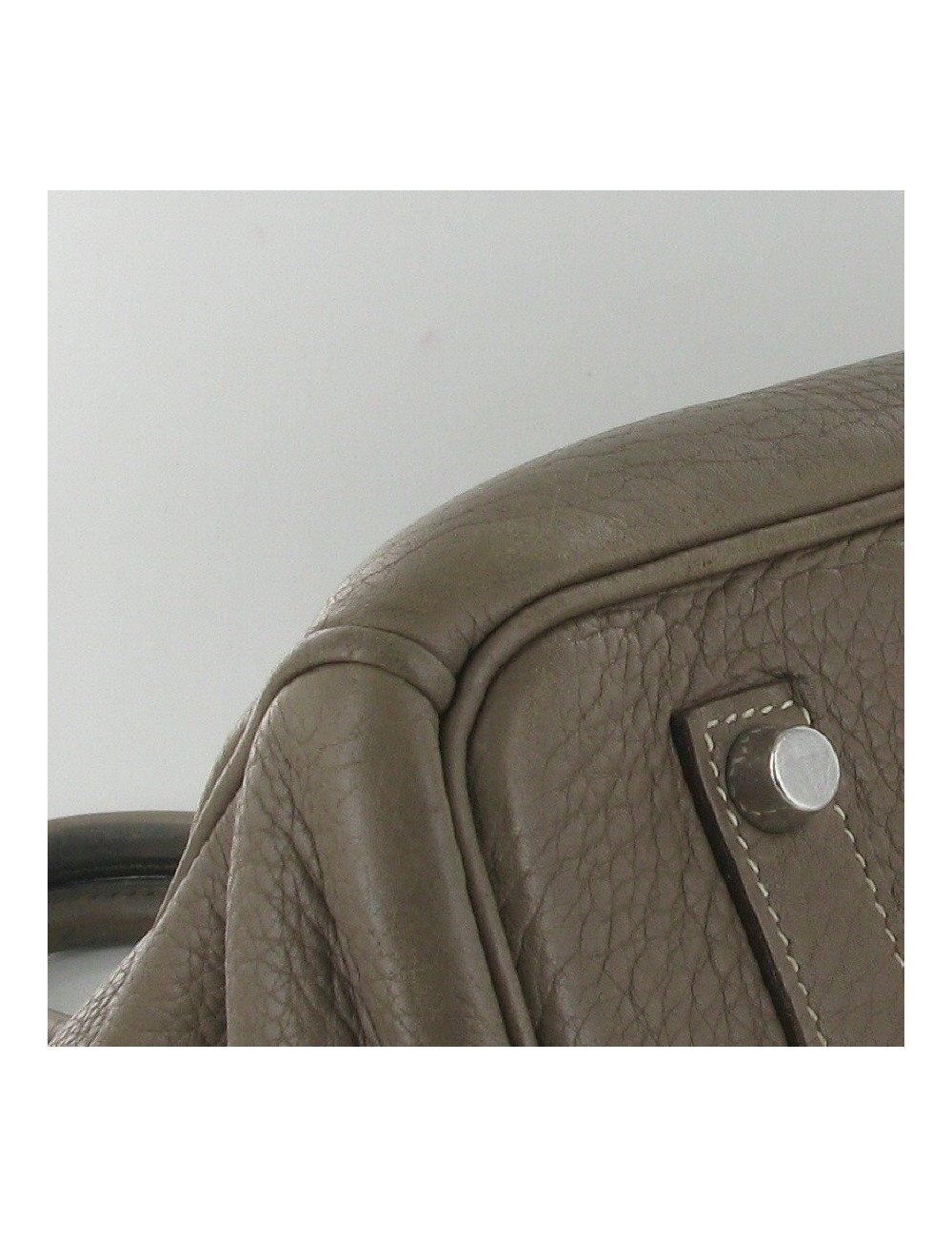 BIRKIN 40 HERMES étoupe taurillon clémence