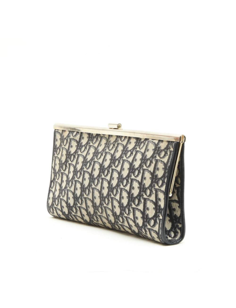 Pochette DIOR monogram bleu Vintage