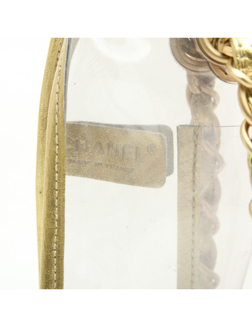 CHANEL vintage transparent bag