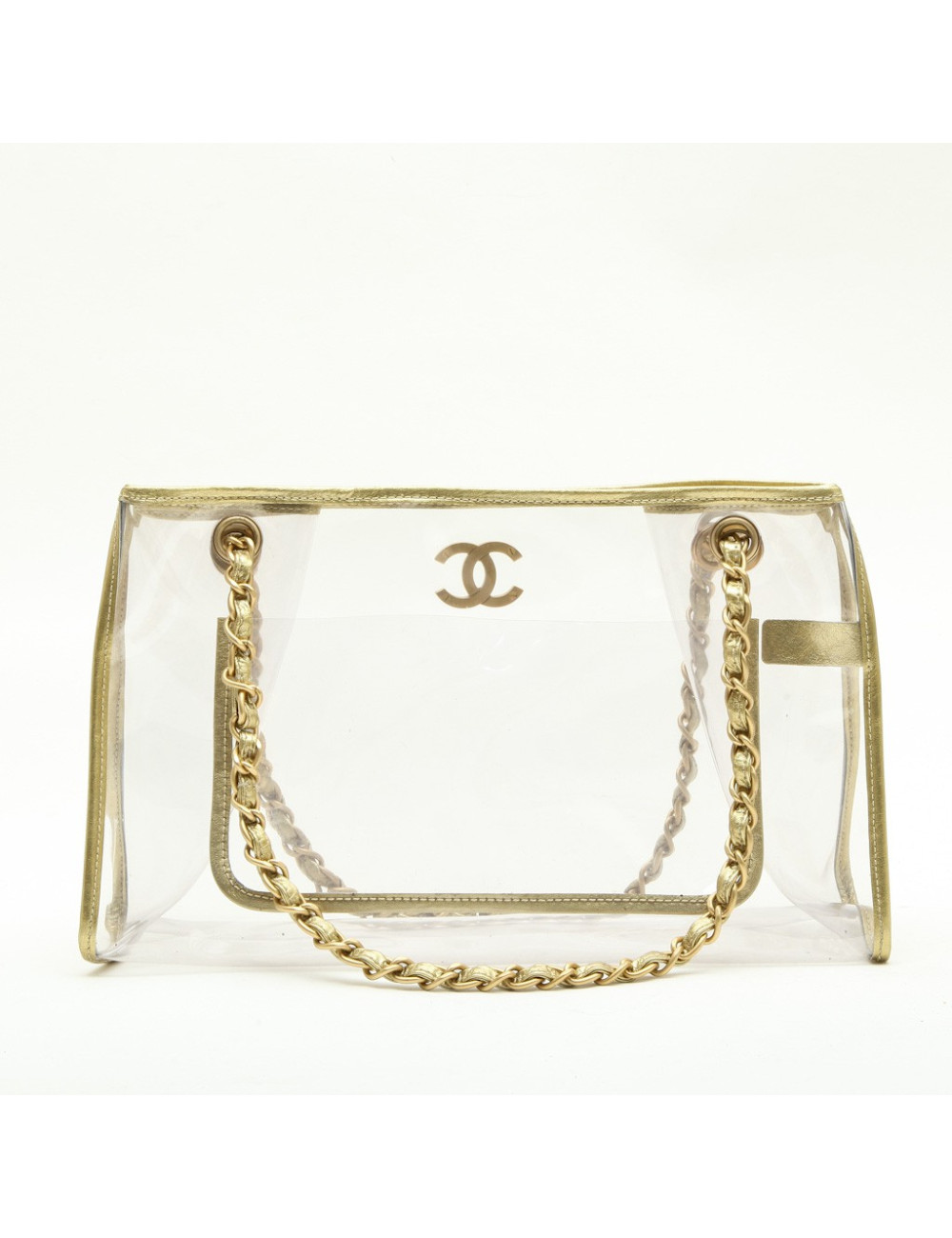CHANEL vintage transparent bag