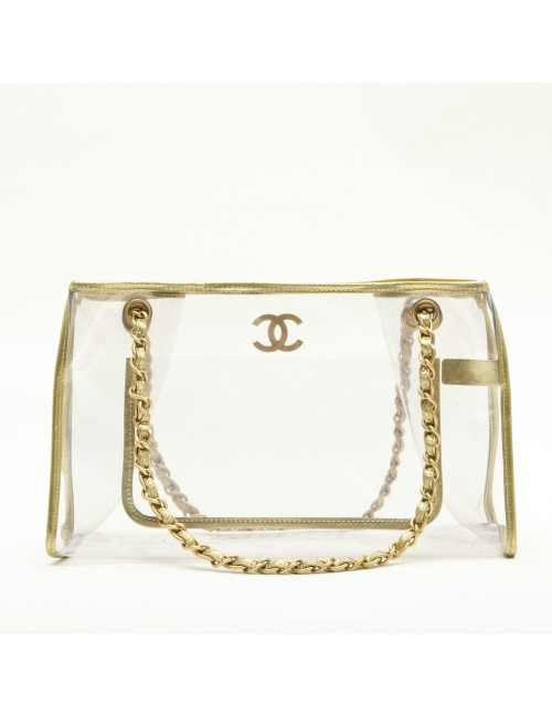 CHANEL vintage transparent bag
