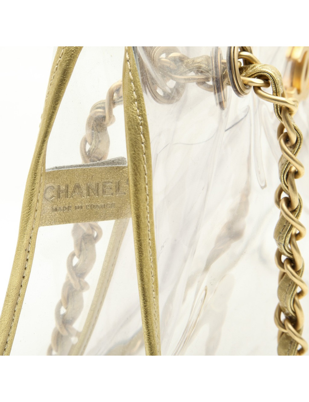CHANEL vintage transparent bag