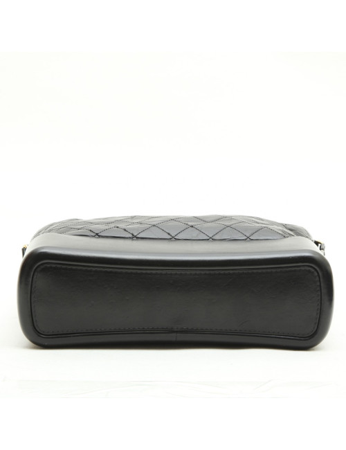 CHANEL bag 'Gabrielle Hobo' in aged black quilted leather
