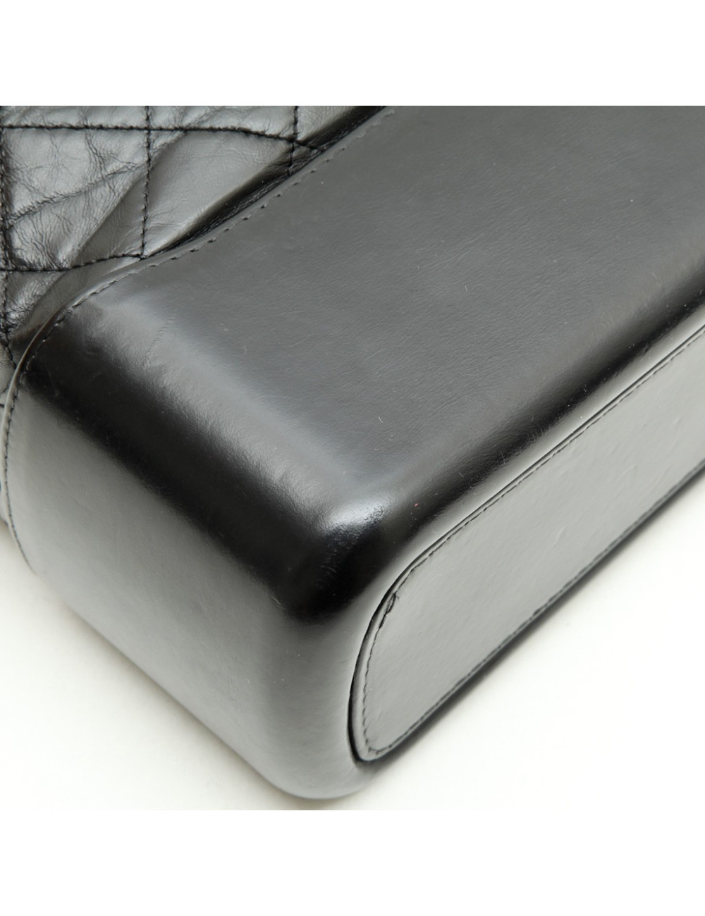 CHANEL bag 'Gabrielle Hobo' in aged black quilted leather